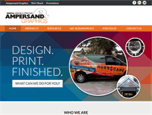 Tablet Screenshot of ampersand-graphics.com